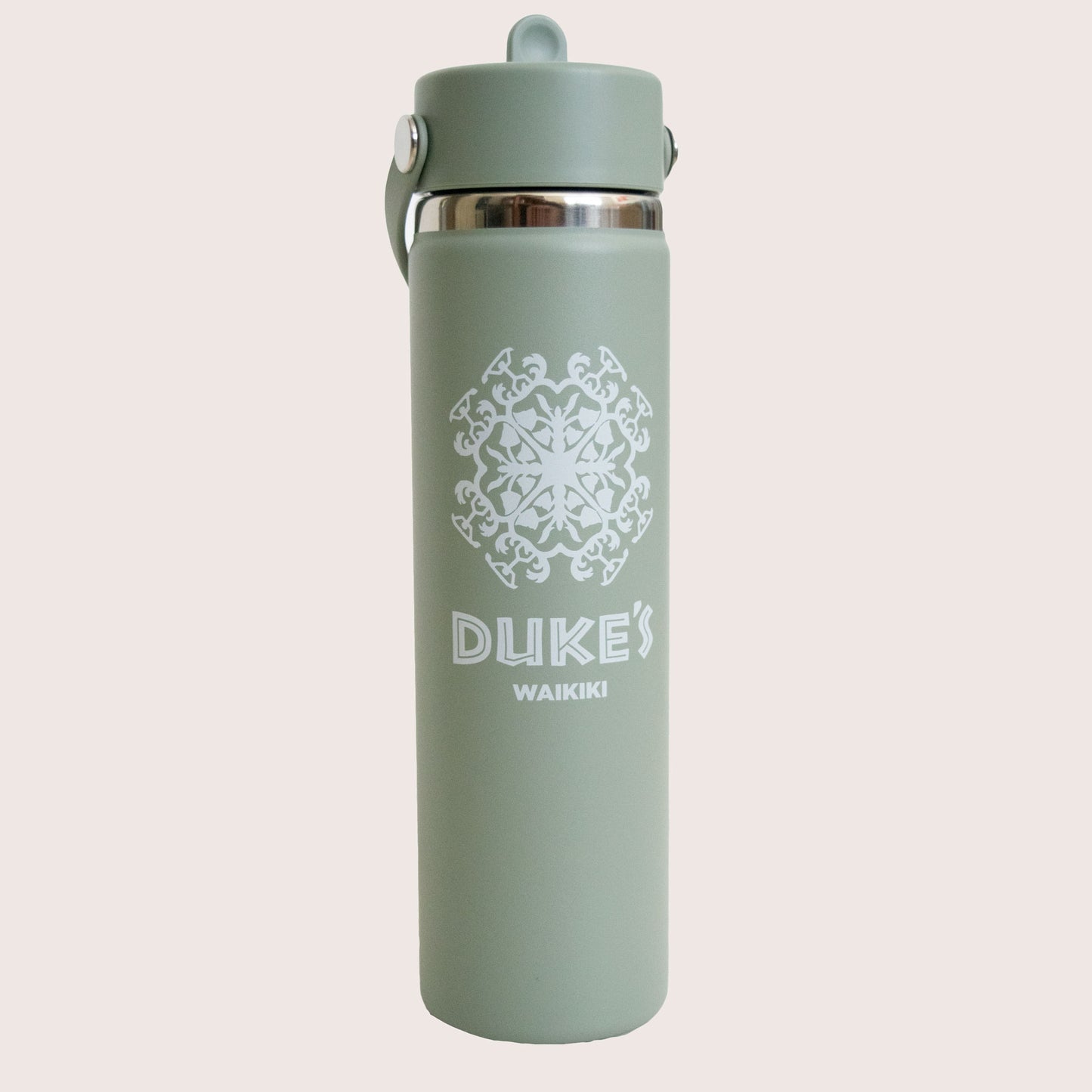 Flask, Tall Slim, Agave Green