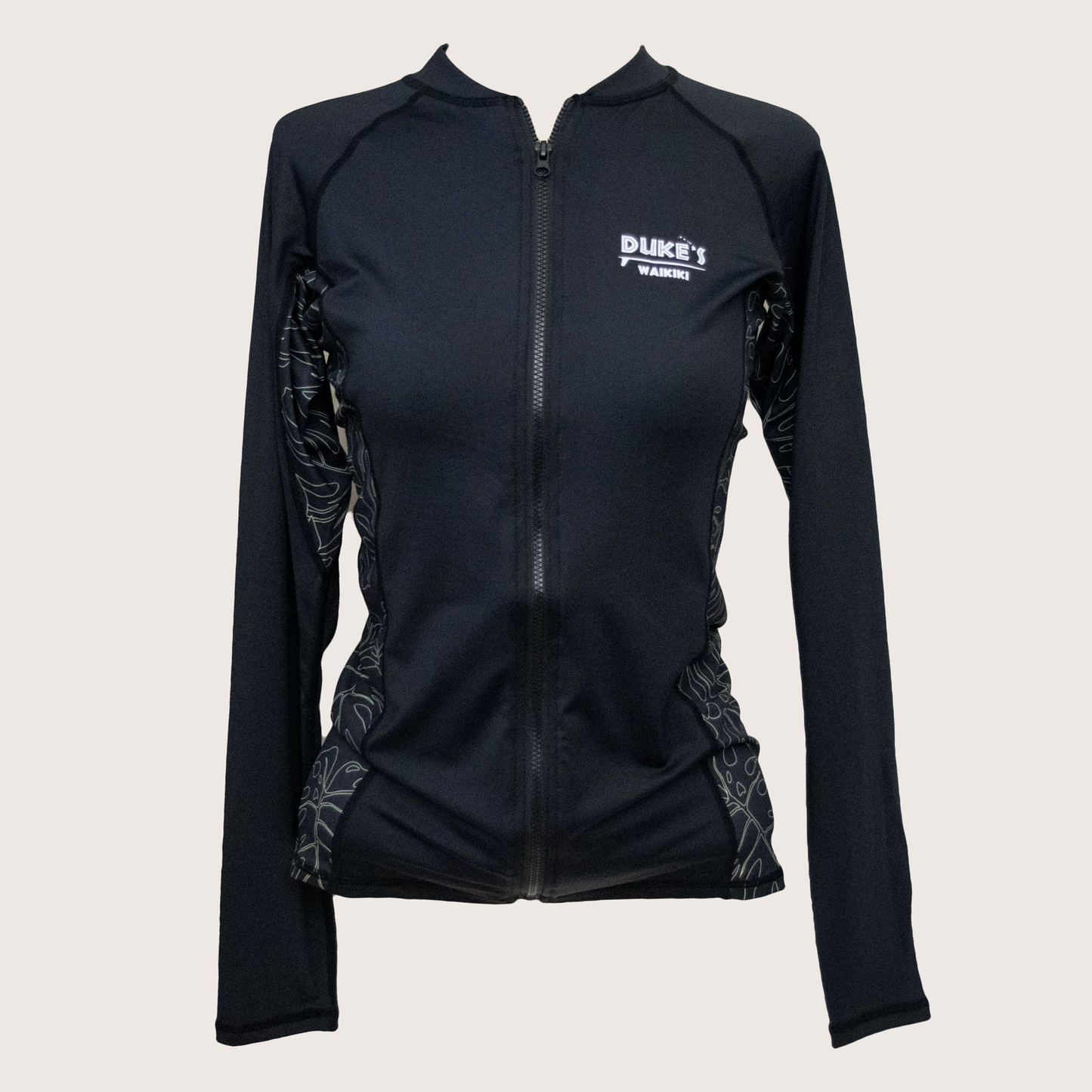 Active Shirt, Full Zip, Black "Vera"