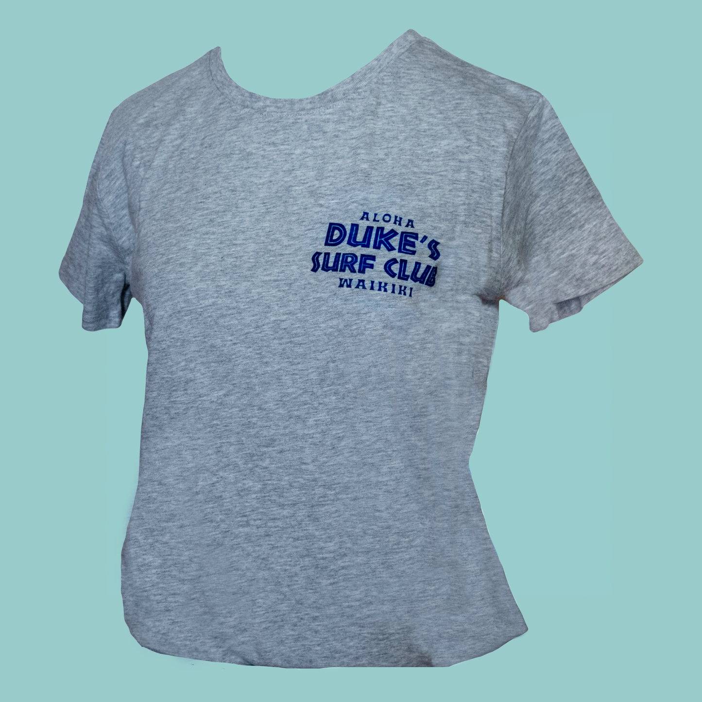 Quarterdeck Relaxed Ladies tee crew neck Heather Grey