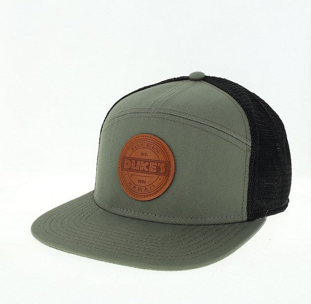 7 Panel Cap, Olive