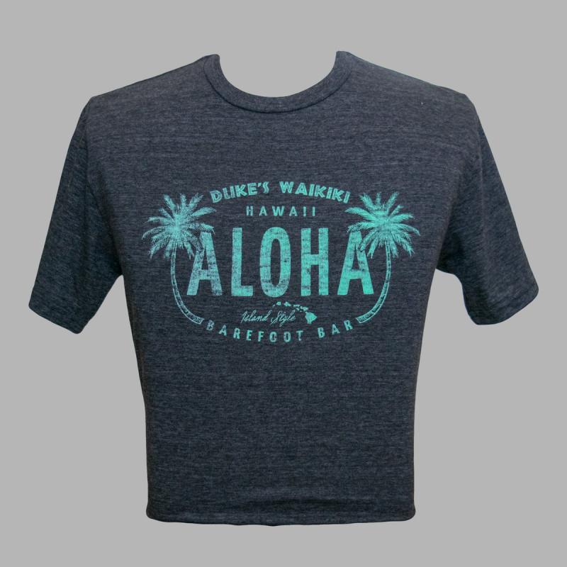 "Aloha Palms" Crew, Black