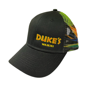 Bird of Paradise Trucker Cap, Black