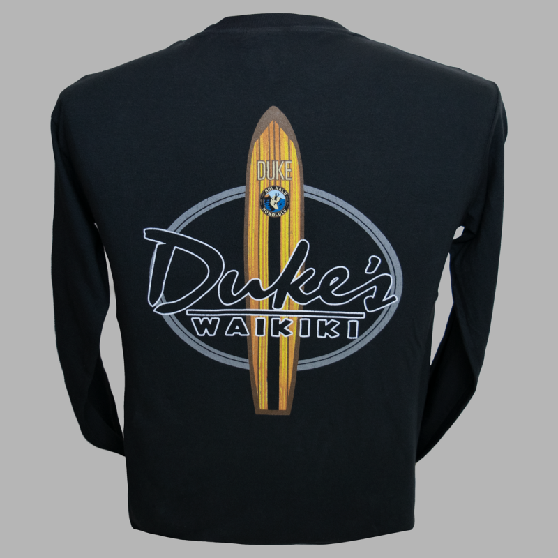"Ekahi" Long Sleeve Tee, Black