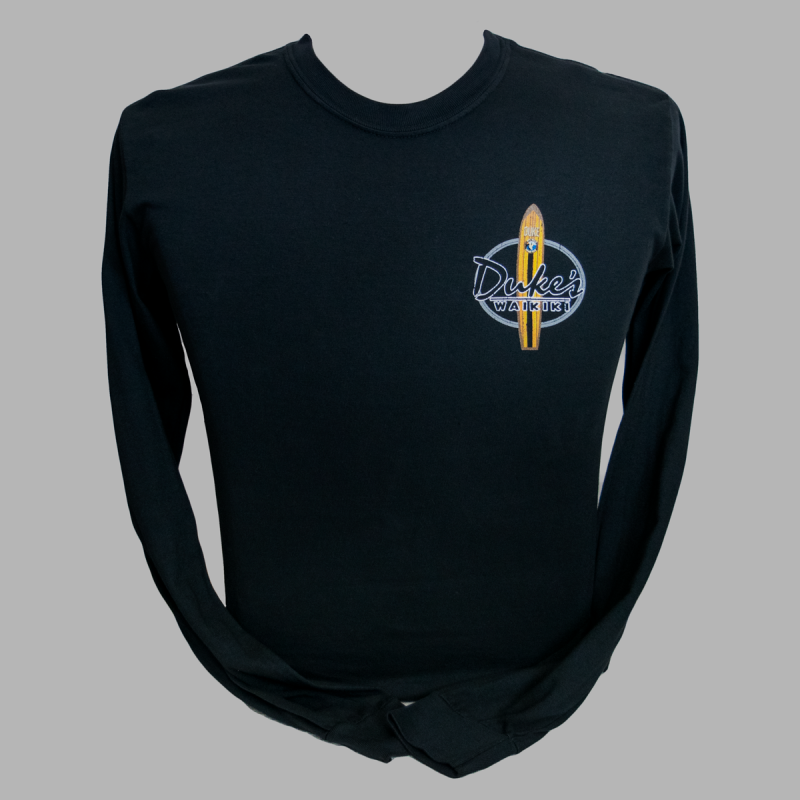 "Ekahi" Long Sleeve Tee, Black