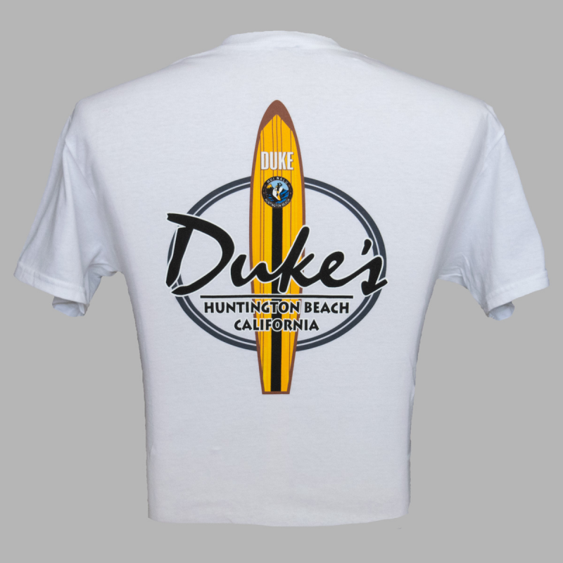 Duke's HUNTINGTON BEACH-"Ekahi" Tee, White