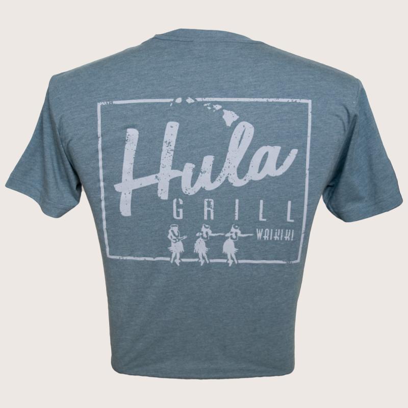 Hula Grill Waikiki "Circa" Tee-Denim Blue