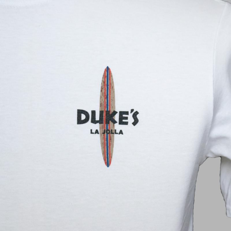 Duke's LA JOLLA-Surf Club Tee, White