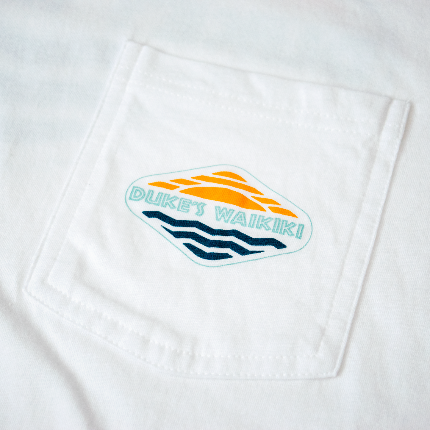 "Crusher" Pocket Tee, White