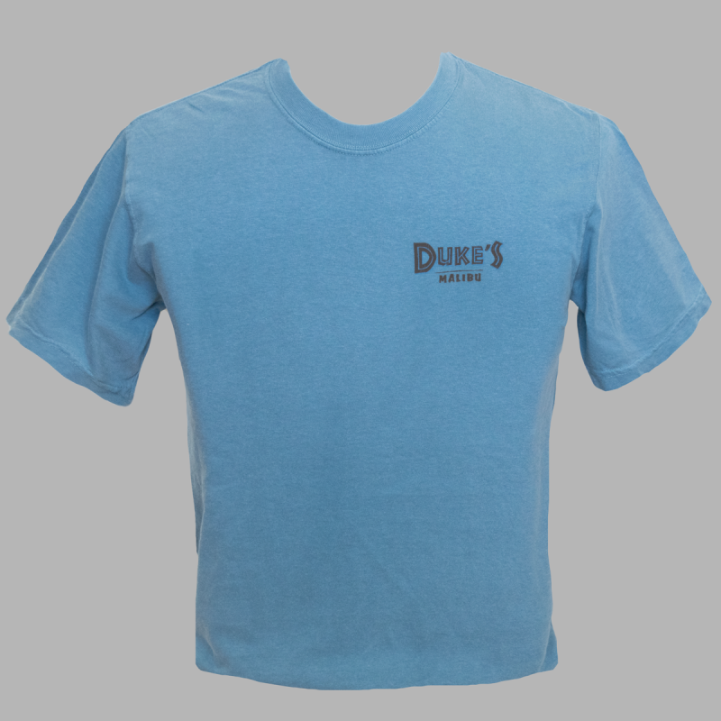 Duke's Malibu-"Surf Spot" Tee, Indigo Blue