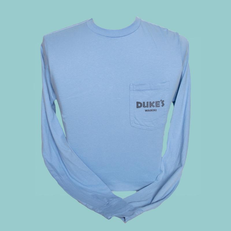 Perch Pocket Tee Long Sleeve, True Blue