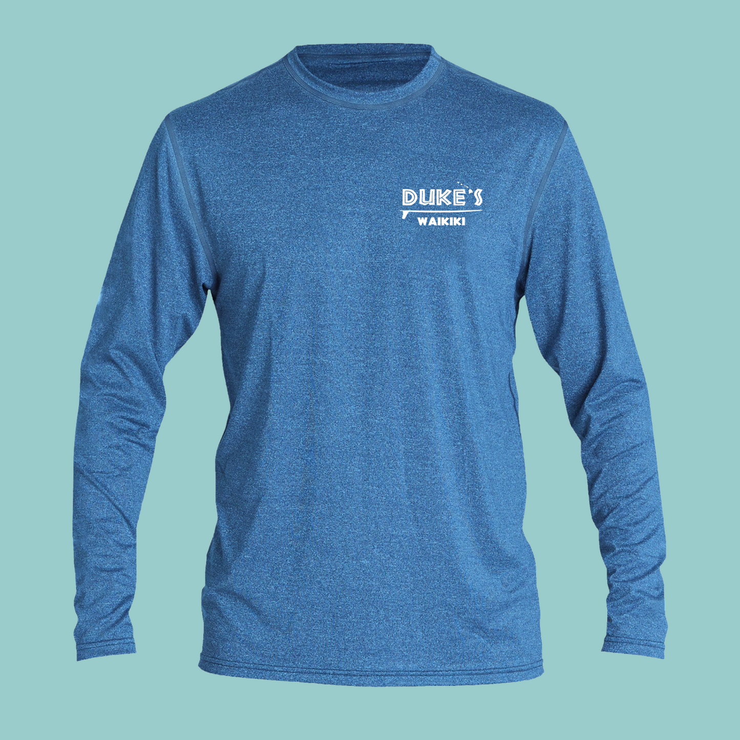 Activewear, UPF 50, Long Sleeve Tee-Light Blue