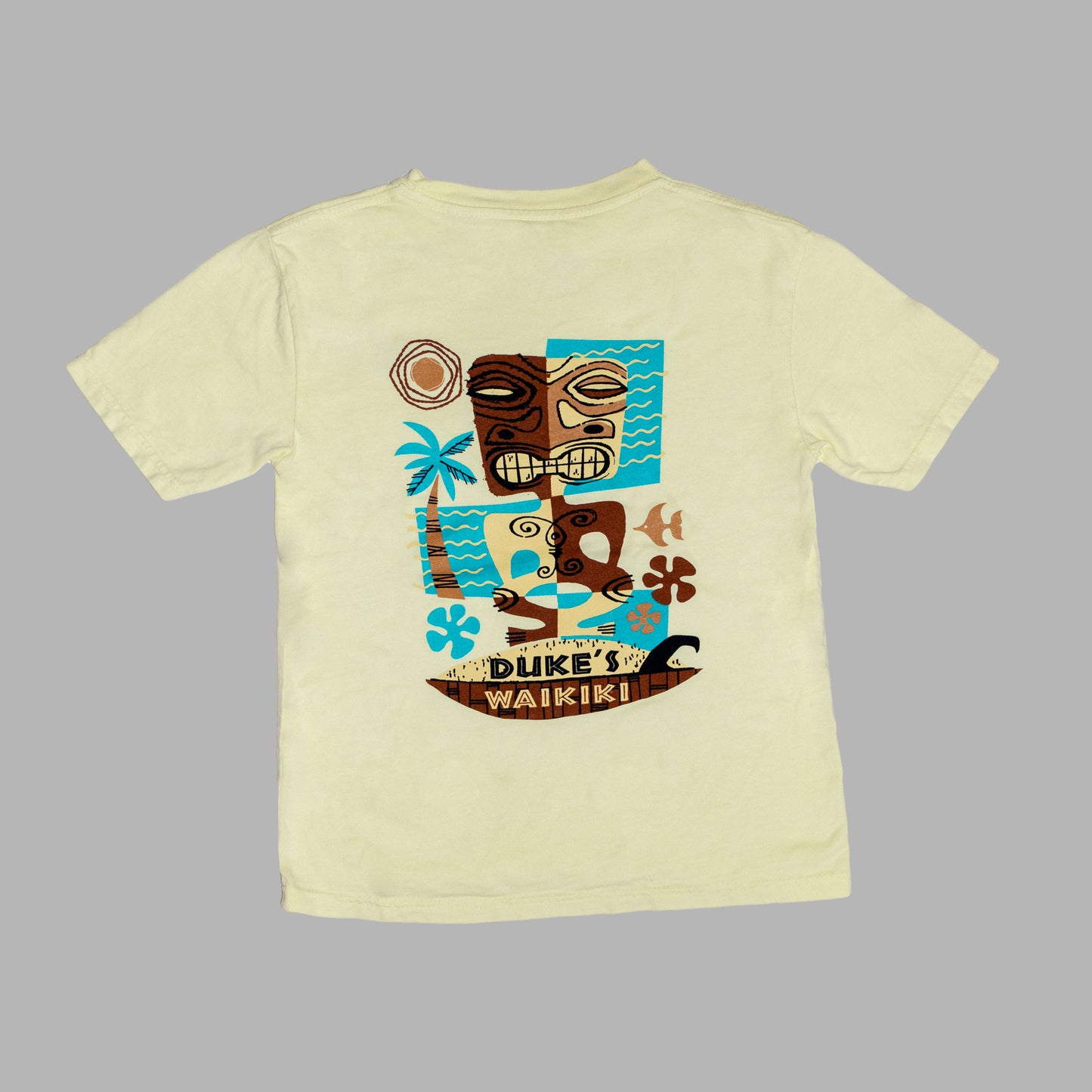 Leaky Tiki Children's Tee, Butter Yellow