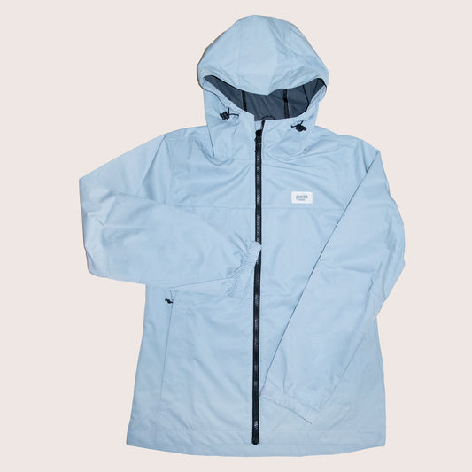 Women's Rain/Wind Jacket. Ice Blue