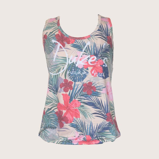 Women's Allover Tank Top Floral
