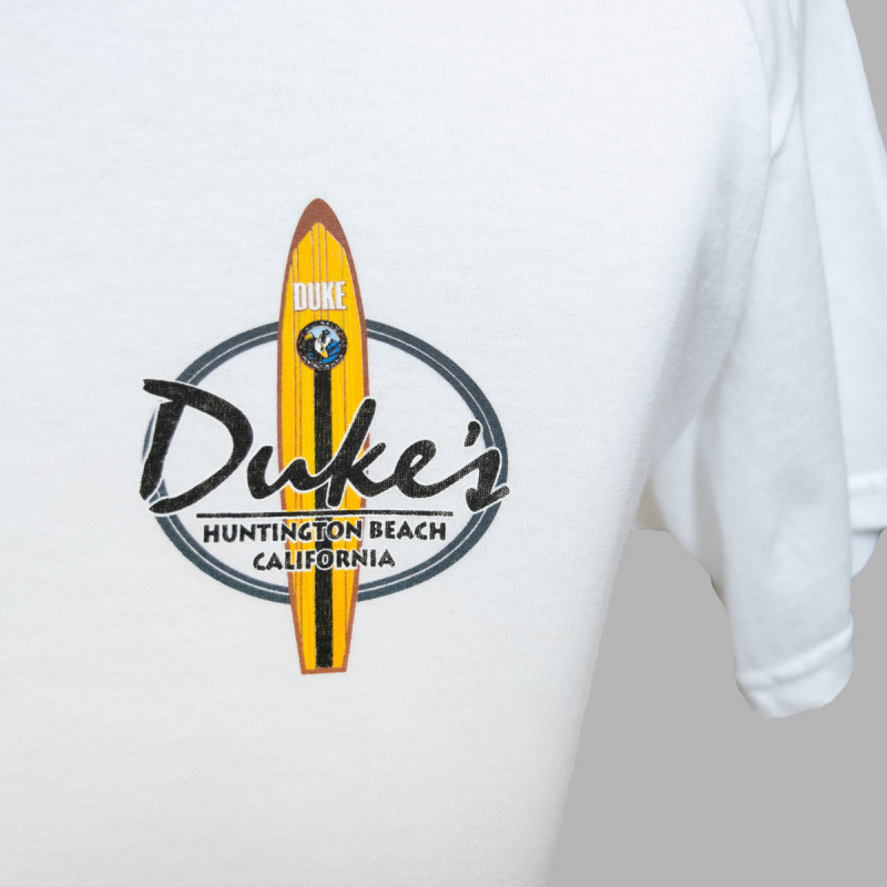 Duke's HUNTINGTON BEACH-"Ekahi" Tee, White