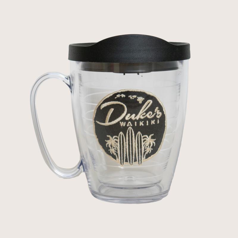 Duke's Tervis Mug-"Circa" Design With Black Lid