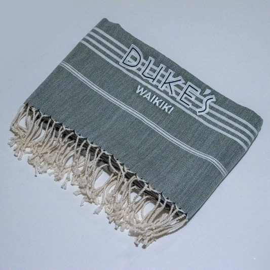 Turkish Towel-Black/White